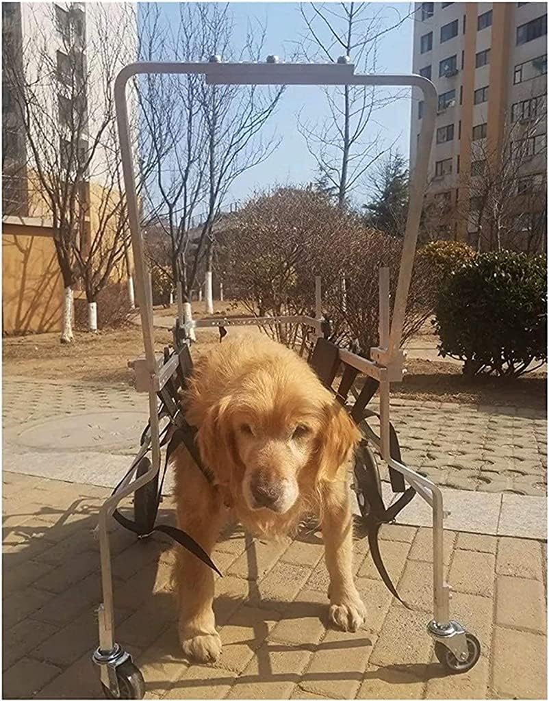 犬用車椅子フルサポート、大型犬用車椅子、犬の後ろ脚用レッグブレース、歩行用車輪、老犬用車椅子後ろ..