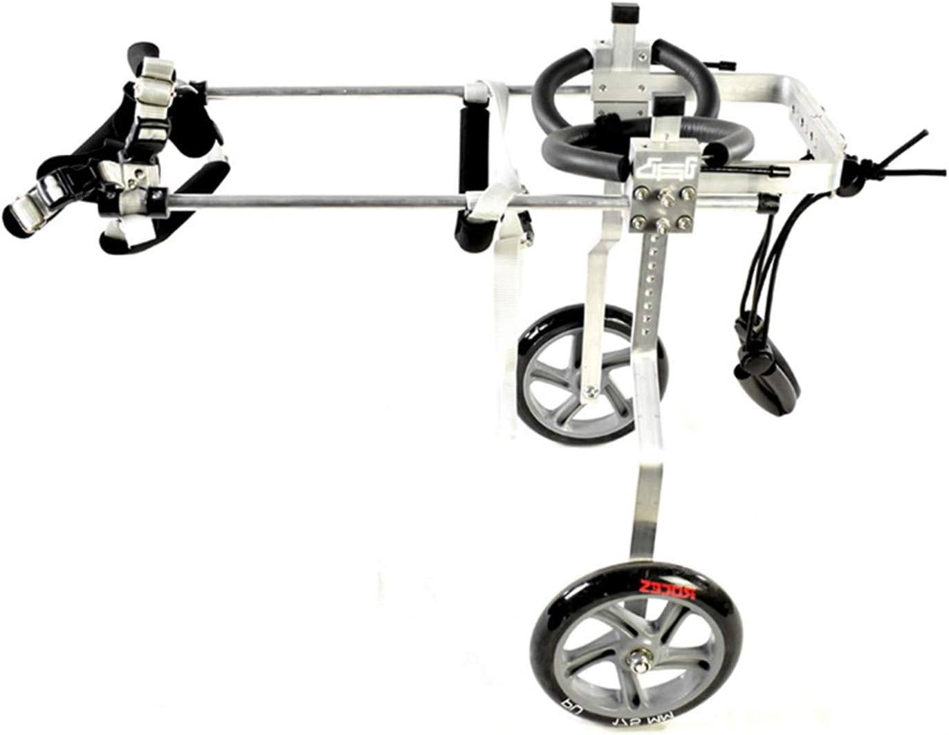 リハビリテーションモビリティスクーターペット用車椅子、大型犬用車椅子、障害のある動物の前肢後肢パ..