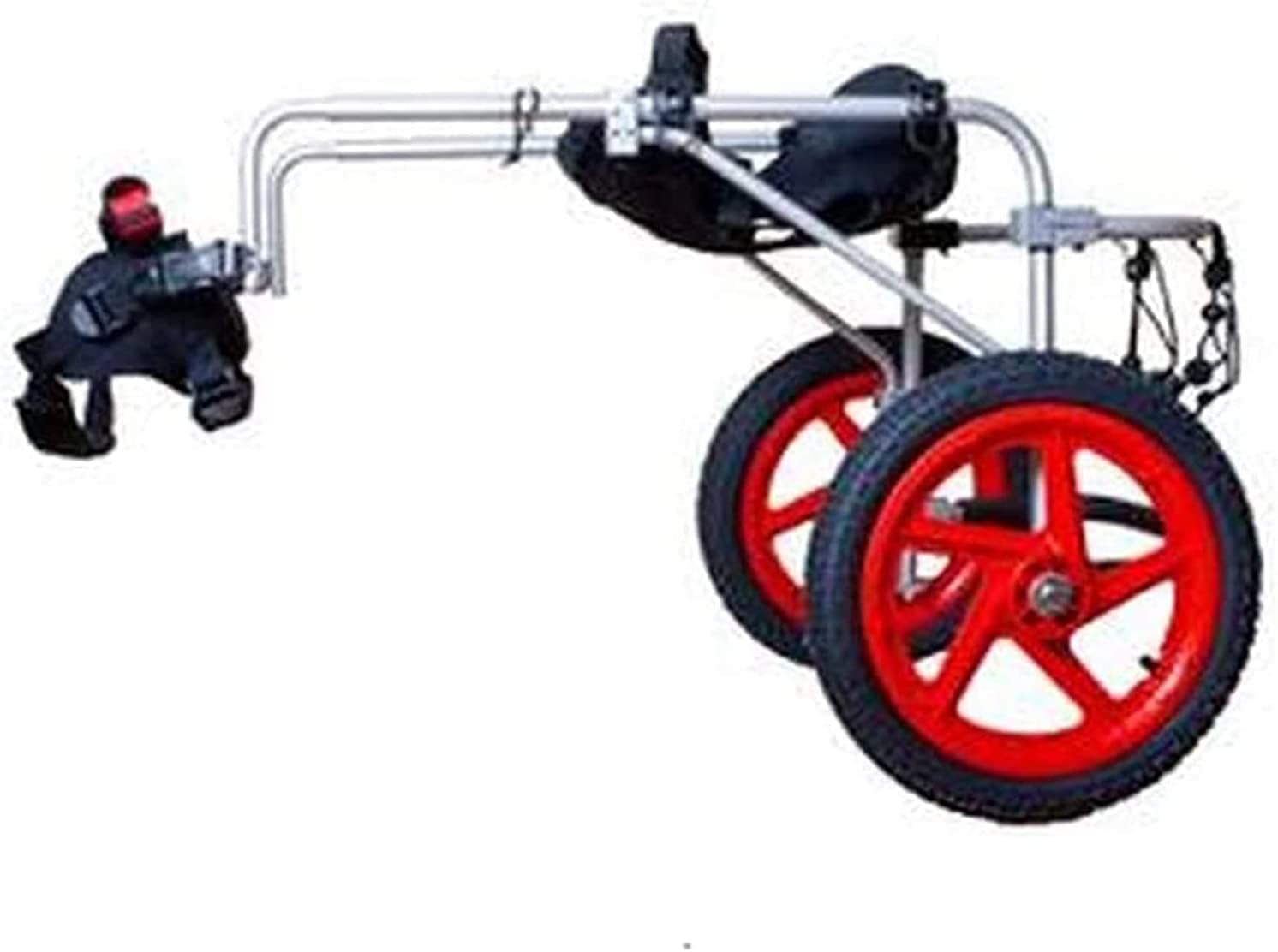 犬用車椅子 組み立て簡単 調節可能 犬用車椅子 後ろ足用 補助ペット車椅子 柔らかく快適 小型 中型 大..