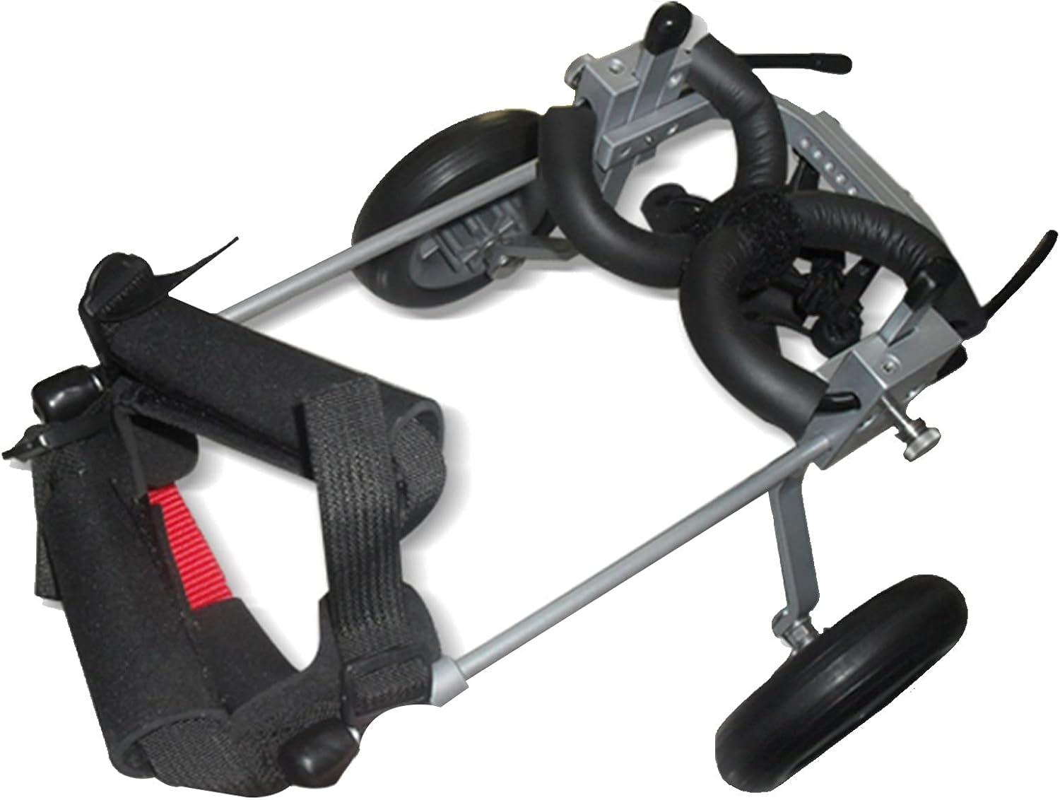 犬用車椅子、ペット用車椅子、調節可能な身体障害者用ペットハインドレッグエイド、小型二輪犬用ウォー..