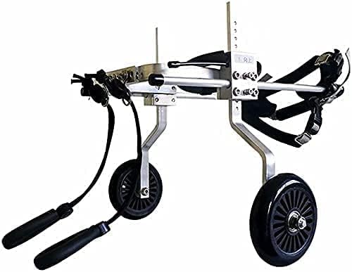 犬用車椅子 後ろ足障害者用 調節可能 犬用カート ペット用車椅子 後ろ足リハビリ用 2輪 補助歩行車 ペ..