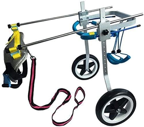 犬用車椅子 犬用車椅子 2輪 調節可能 麻痺 ペット 猫 動物 後ろ足 スクーター パワーカート 犬用 大/中..