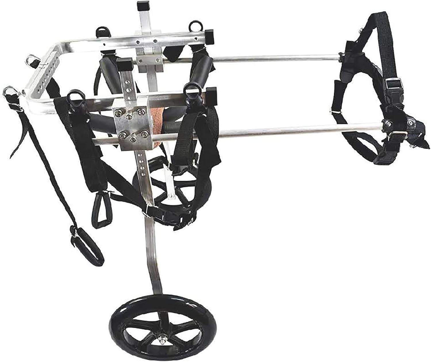 調節可能な犬用車椅子、ペット用車椅子、犬用車椅子対応後肢ベビーカー犬用補助器具、後肢リハビリテー..