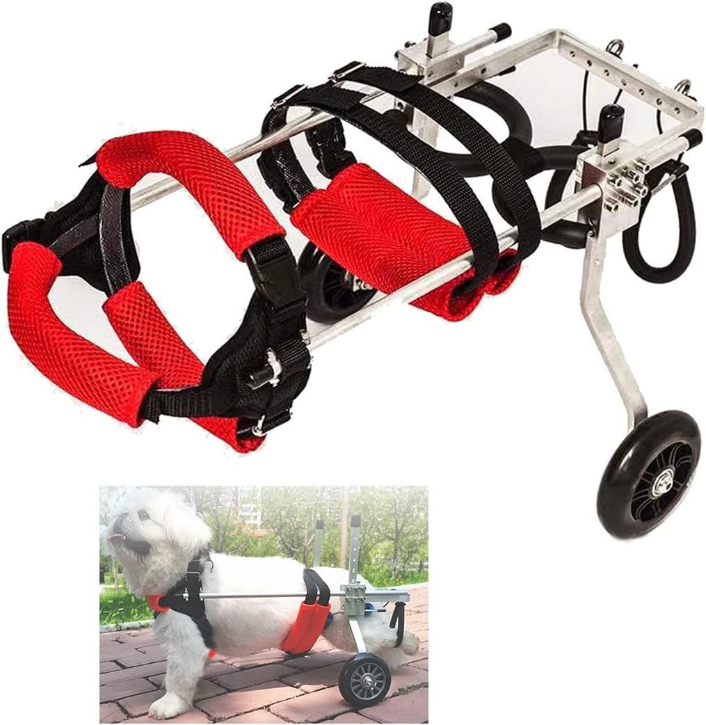 犬用車椅子、スポーツ調節可能なペット用車椅子、後脚補助スクーター、身体障害者用ペット、アルミニウ..
