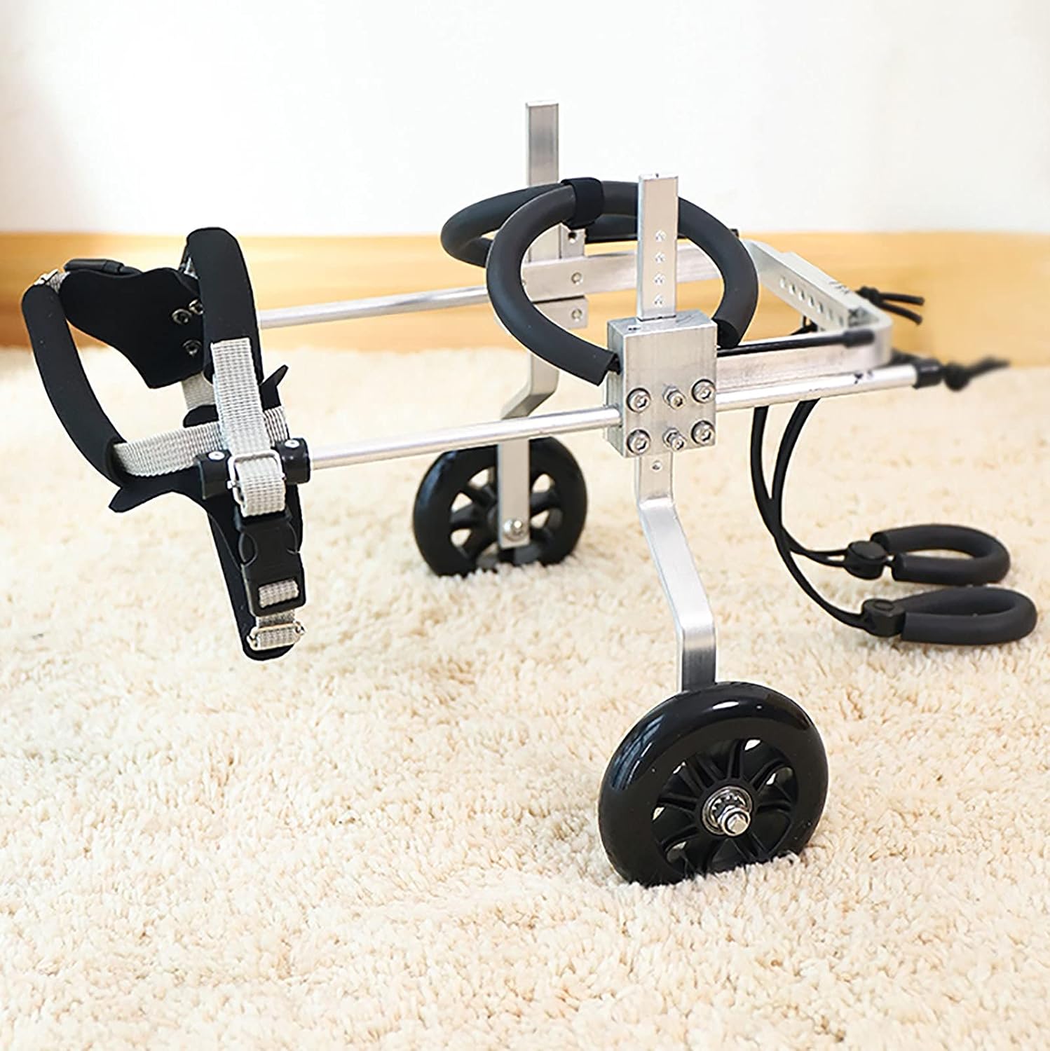 犬用車椅子、2輪調節可能なペット用車椅子、後脚リハビリ用車椅子、犬用自転車トレーラー、身体障害者..