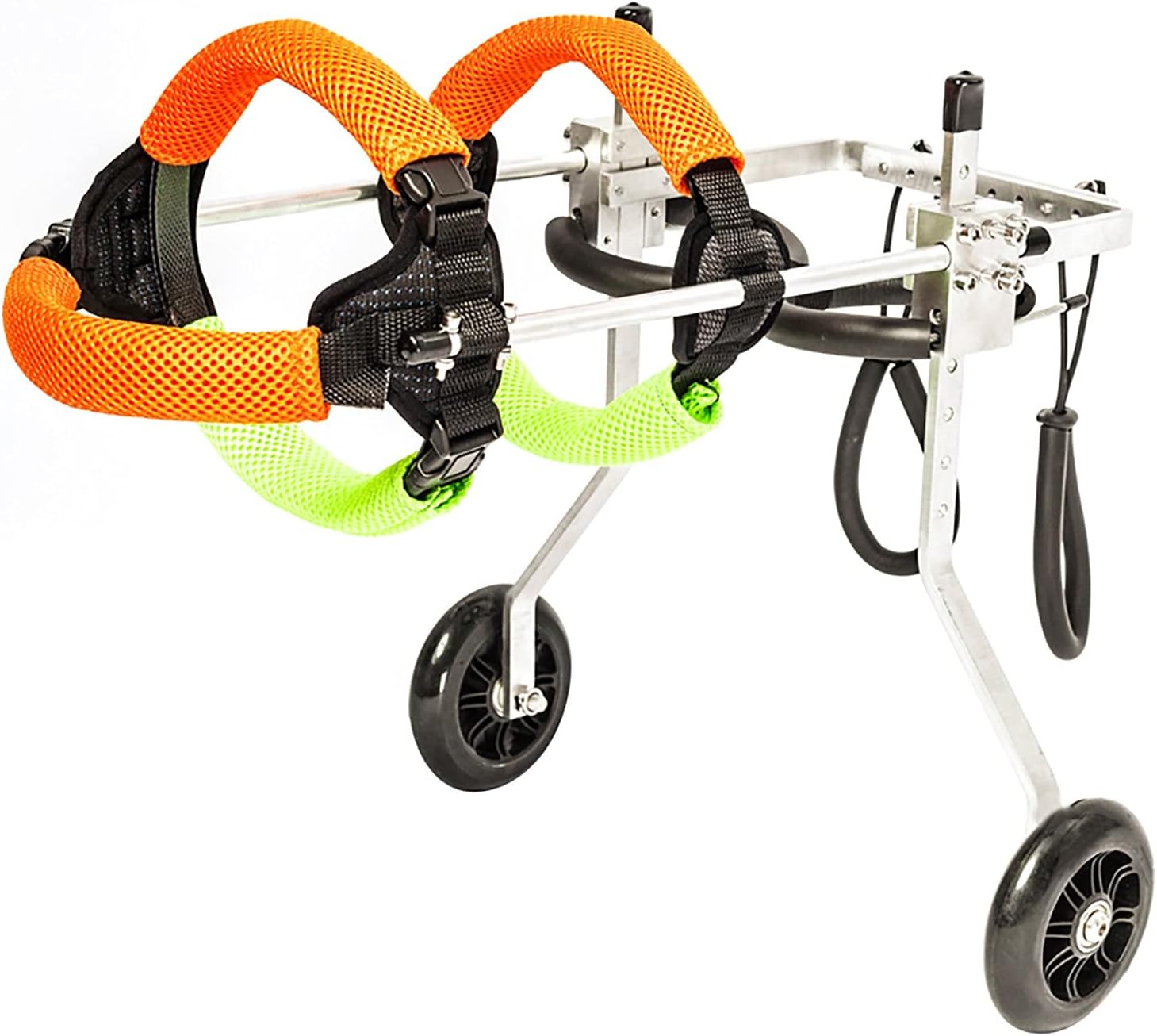 後肢用ペット車椅子、調節可能な犬用車椅子、障害者用犬用歩行車、老化、障害、怪我、弱い犬/猫/ペット..