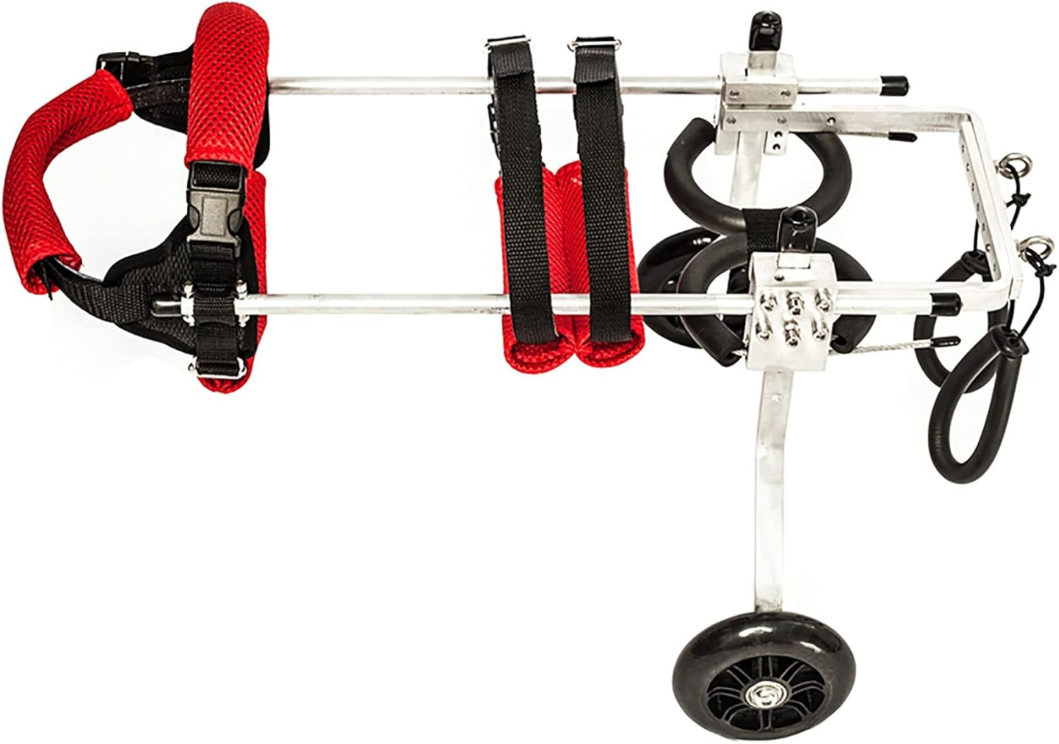 後ろ足のリハビリテーションのための調節可能な犬用車椅子、2つの車輪、障害のある犬のための麻痺した..