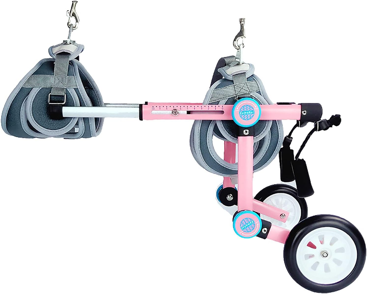 犬用車椅子、調節可能なペット用車椅子、折りたたみ式犬用車椅子、身体障害者用ペット後肢補助歩行補助..