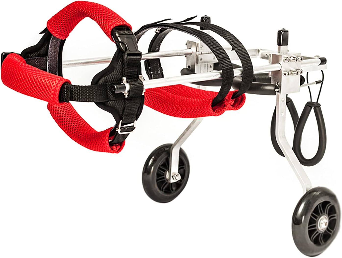 調節可能な犬用車椅子、後ろ足が歩行できないペット用車椅子、身体障害者用の麻痺した補助サポート、簡..