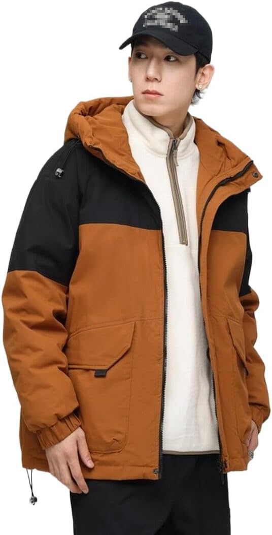 　　　 -------商品詳細------- 【男の魅力を引き上げる】ダウンコートは、ダックダウンをしっかりと充填する事で軽量ながら高い保温性を実現しているので、これからの寒いシーズンにも大活躍する事間違いなしです。光沢を抑えたマットな質感で落ち着いた雰囲気、高級感漂う印象です。 【卓越した保温力】メンズジャケットは、複雑に絡み合った3種類の異なる太さの繊維が、熱の動きを遮断して、保温力の元となる暖かい空気をたっぷりと蓄えます。 【運動時の蒸れを効果的に放出】透湿性を実現した独自開発のファブリックを使用しています。内部からの湿気を外に逃がしてくれるので、軽い運動などをしても蒸れることが少なく、ドライで快適な着心地を維持します。また、体温の低下を防ぎます。 【シングルキルト構造】表地と裏地をつぶし縫いで縫製。中綿の片寄りを防いで保温効率を高め、軽量・コンパクト性にも寄与します。 【幅広いコーディネート】 アウトドアジャケットは、シンプルなデザインで男性魅力をよく見せてくれます。ニットやシャツなどの服装に合わせて大人カジュアルになります。トレーナーを合わせて大人の休日コーデとしてご着用いただけます。お出かけ、通勤、通学、登山、キャンプ、など様々な場面も活躍できます。説明 【商品詳細】　商品名:ダウンジャケット　表素材：ポリエステル　裏素材：ポリエステル　充填物：ダックダウン80％【暖かいフード】防寒性を高めるフードつきのダウンジャケットは、顔周りや首もとの風を防いでくれます。【高めの襟元】フロントのジップは首元まで閉めて、しっかり覆うことで防寒性が高まります。【軽量コンパクトで携行に便利】軽量で、スタッフバッグなどに収納するとコンパクトに収まり、携行に便利です。【ポケット付き】左右に便利なポケット付きデザインで、手持ちの物が持ち歩けます。【お手入れも簡単】ご家庭で洗濯が可能なので、汚れやにおいがついても気軽に洗うことができます。【注意点】お湯で洗濯をお避け下さい。手洗いの際、洗濯機使用で中性洗剤をお使いください。着用洗濯を重ねることにより色褪せ　することがあります。摩擦で移染しやすいので、白物との着用はご注意願います。また、他の物に移染するので、単独で　お洗いください。洗濯後直ちに脱水して干してください。お客様のご覧いただく環境、撮影シーンの光、モニターの明るさなどの場合によって、少々色味は写真と異なる場合がございます。　また表示のサイズ感と実物は若干異なる場合もございますので、予めご了承ください。※万が一商品に不具合が発生した場合は、弊店にご連絡頂ければ早速に対応させていただきます。　必ず最善を尽くし、保証サービスをご対応いたします。お客様の満足は弊社に対して一番大切なことです。