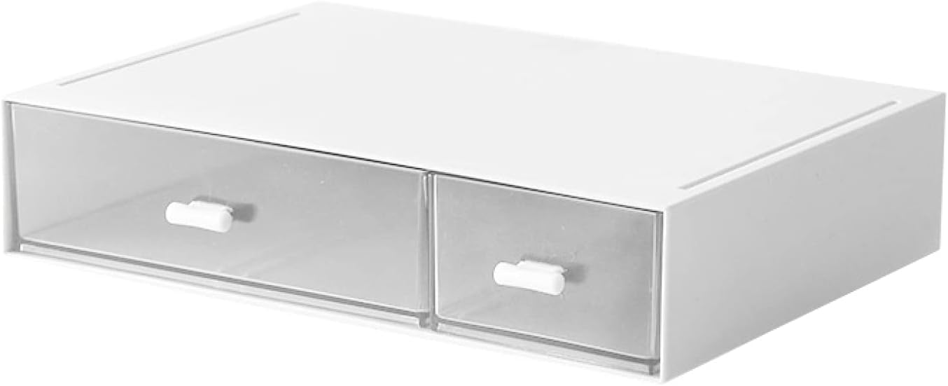 収納ボックス プラスチック オー 白 ガナイザー 机上用品 寝室 卓上 文房具 化粧品 事務用品 文書 化粧台 マルチシーン使用 小物収納 小物ケース アクセサリーオーガナイザー