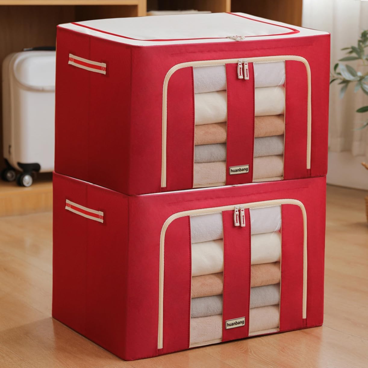 衣装ケース 押し入れ フタ付き 収納ボックス 収納ケース 衣装ケース 押入れ収納 ストレージボックス 衣類収納 蓋付き クローゼット収納 衣類収納ボックス 大容...