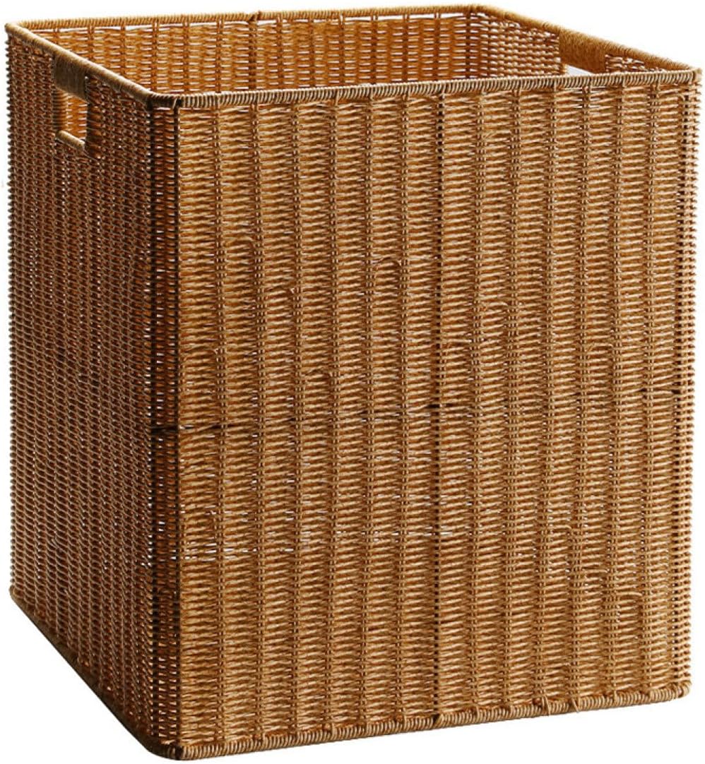 かご バスケット ふた付き モカ色3 藤 洗濯かご かご おしゃれ 大容量 大きい 収納ケース トイレットペーパー収納 収納ボックス 収納かご 籠 北欧 ラタン ランドリー S 小物収納 小物入れ 下