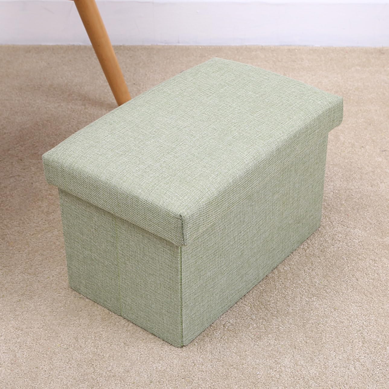 収納スツール 折り畳み 折りたたみ 収納ベンチ フタ付き 綿麻製 大容量 整理ボックス スツールボックス 収納ボックス 衣類収納 フタ付整理箱 おしゃれ 蓋付き収納ボックス スツールチェア 足置き グ