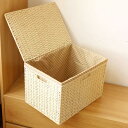 フタ付き 収納 ボックス ベージュ2 かご バスケット おもちゃ箱 北欧風ボックス S 収納ボックス 籠 ふた付き 蓋付き ケース インナーボックス 小物入れ ...