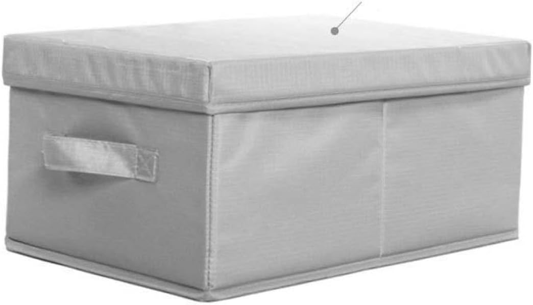 ふた付き 収納ボックス 35*28*18 取っ手付き ストレージボックス 折り畳み 蓋付き 衣装ケース 衣類収納ケース 押し入れ おもちゃ収納 小物 洋服 布団...