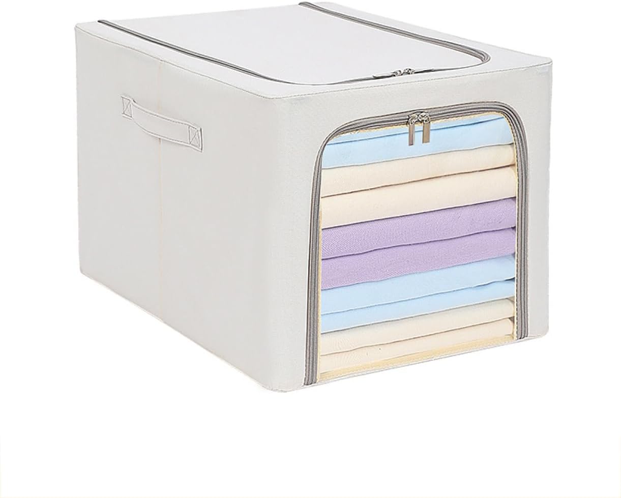 収納ボックス ふた付き 折りたたみ かわいい フタ付き収納 収納ケース 収納用品 クローゼット収納 収納BOX 衣類収納 おしゃれ グレー1 大容量 30*45*23 耐久性 押入れ収納 折り畳み 雑