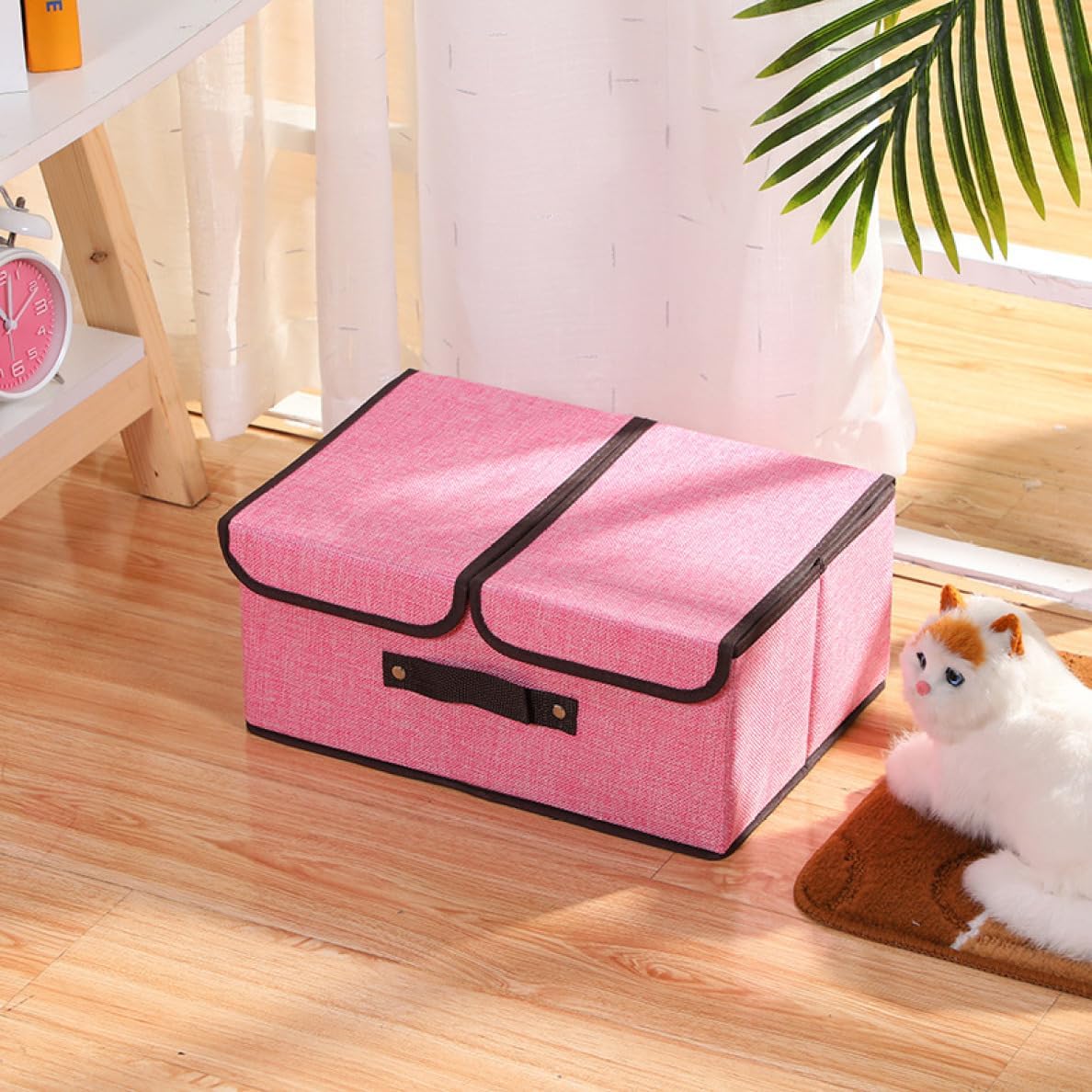 蓋付き収納ボックス フタ付き 収納ボックス 衣類収納 おもちゃ収納 マルチ 折りたたみ フタ付き 収納用品 様式5 クローゼット収納 収納BOX おしゃれ 押入れ収納 衣替え 衣装ケース 50*30*