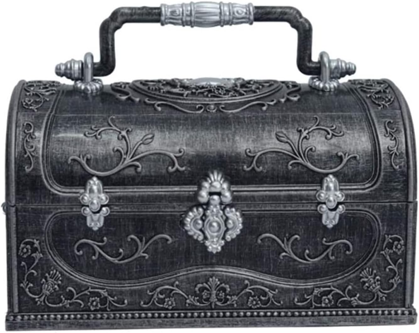 ジュエリーボックス ポータブルハンドル付き 華やかなリングイヤリング トレジャーケース プラスチック..