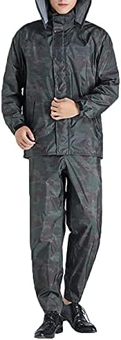 レインウェア上下セット メンズ レインコート 耐久性 透湿 カッパ 撥水 雨着 防風 雨具 防水 雨合羽 自..