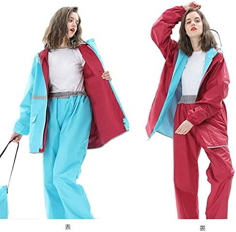 レインウェア上下セット レディース レインコート メンズ 雨具 リバーシブル 男性 レインスーツ 上下セ..