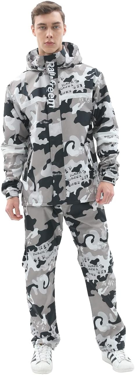 レインウェア上下セット レディース レインコート メンズ レインスーツ 上下セット 男性 雨合羽 女性 カッパ 男女兼用 防汚 自転車 バイク スクーター 雨着 登山 釣り 大きいサイズ 雨具 通勤(4)