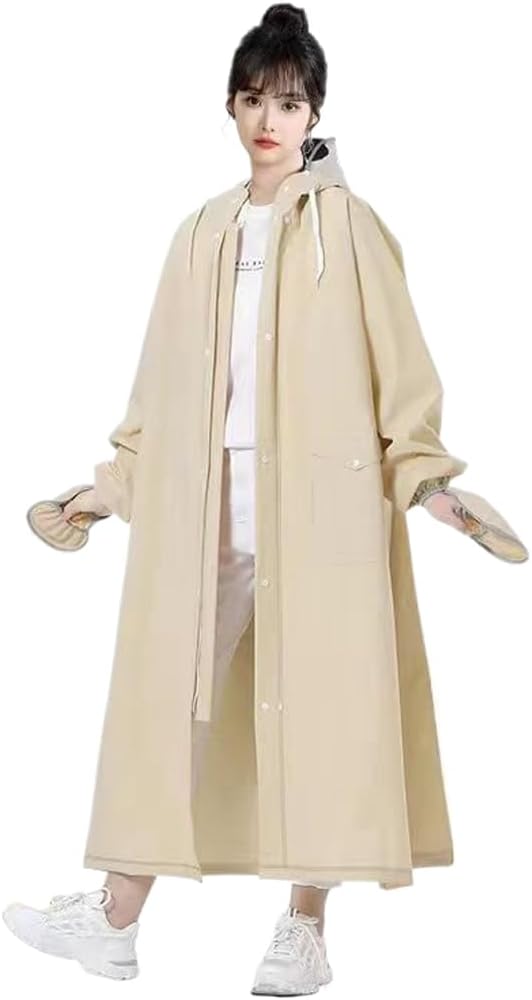 レインコート 自転車 ロング レインポンチョ 大きいサイズ 男女兼用 レディース メンズ 雨具 通学 通勤 超防水 防風 おしゃれ アウトドア 軽量 撥水 かっこいい キャンプ用 シンプル 梅雨対策(4)