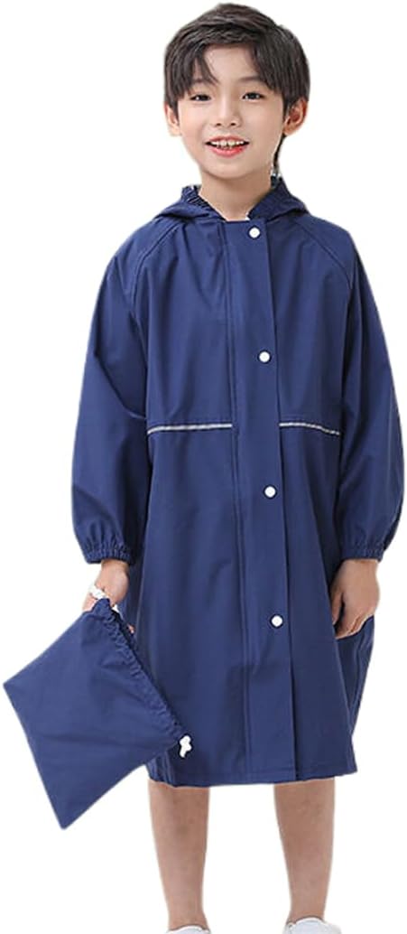 レインウェア レインコート キッズ カッパ ポンチョ 雨合羽 シンプル 雨具 子供服 ランドセル対応 軽量..