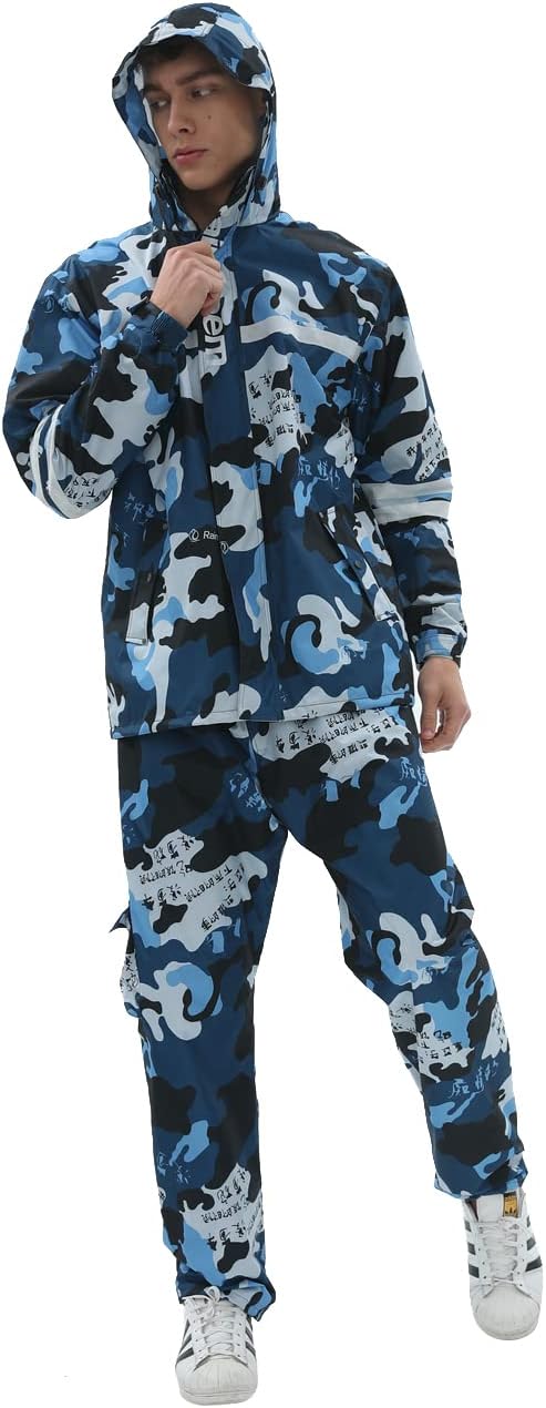 レインウェア上下セット レディース レインコート メンズ レインスーツ 上下セット 男性 雨合羽 女性 ..