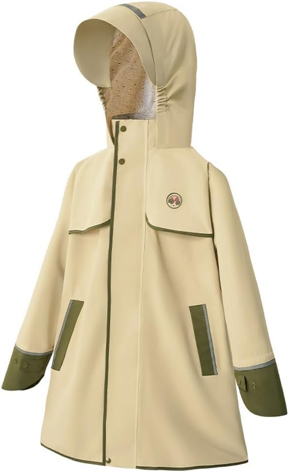 レインウェア レインコート キッズ シンプル カッパ ポンチョ 雨合羽 雨具 子供服 ランドセル対応 軽量..