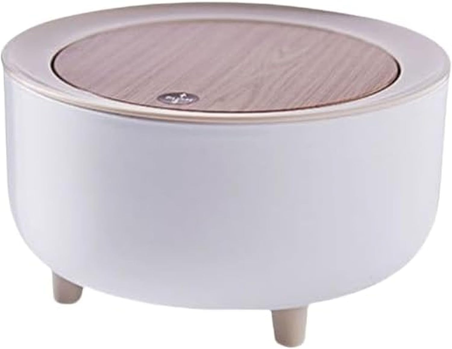 フタ付きゴミ箱 ふたつきゴミ箱 木目調ゴ 消臭 密閉 音無し おしゃれ 多機能ごみ箱 キッチン/洗面所 高耐荷重 プラスチック製 環境保護バッグ付き(3)