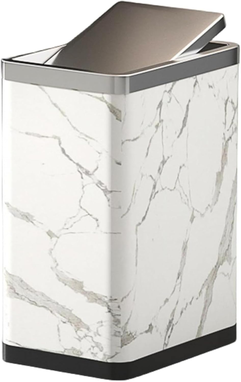 ゴミ箱 フタ付きゴミ箱 ごみ箱 おしゃれ ダストボックス 大容量 10/15L 長方形 ステンレス鋼 スイング..