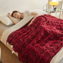 ブランケット ふわとろ毛布 チェック柄 マイクロファイバー 一人掛け 二人掛け 肩掛け ひざ掛け 秋冬用 フェイクファー 両面使用 もこもこ 厚手 高密度 防ダ...