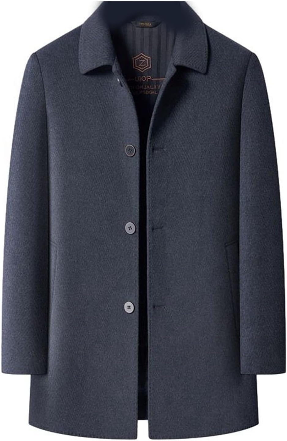 テーラードジャケット メンズ スーツ ビジネスジャケット ミドル丈 ウール 冬服 チェスターコート ラシャ 防風 防寒 ダスターコート 大人 通学 旅行 カジュアル 上着 ブルゾン ファッション