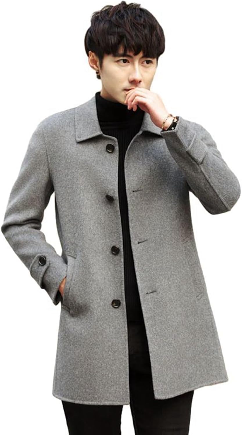 チェスターコート メンズ ウール ジャケット トレンチコート 冬服 スリム シングルブレスト 防風 防寒 メルトン 柔らかい 軽い ビジネス 通勤 カジュアル 大きいサイズ アウター クラシック