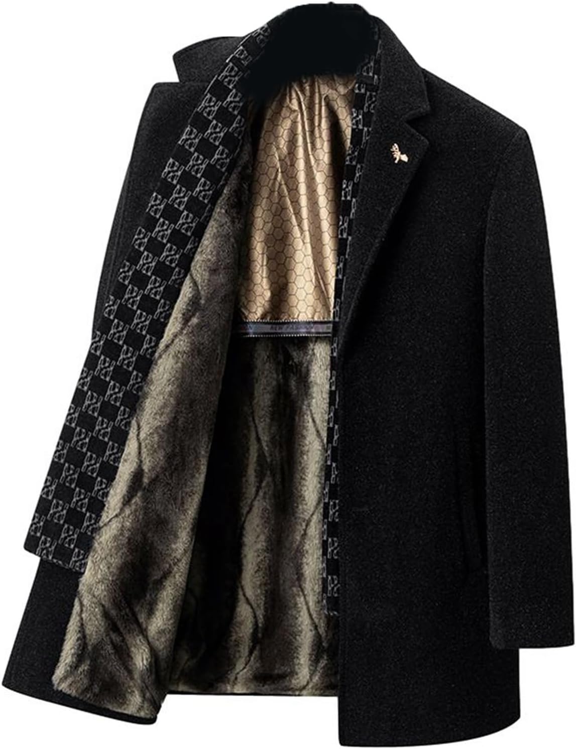 チェスターコート メンズ 秋冬 ロングジャケット ウール ダスターコート 裏ミンクファー 防風 防寒 シンプル 軽量 着痩せ お出掛け 仕事 オフィス 大きいサイズ クラシック 上着 トップス