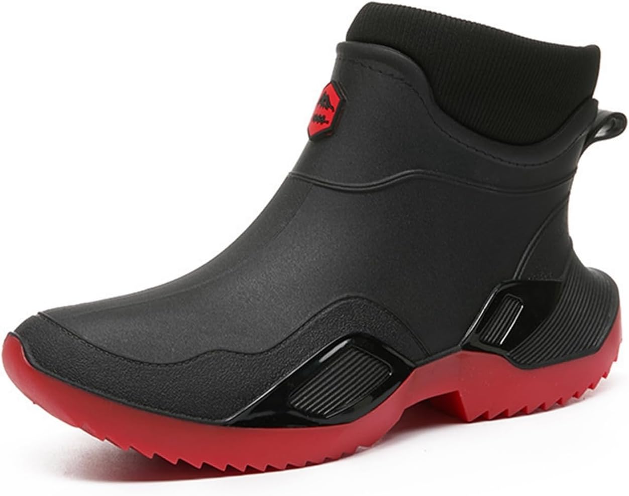 レインシューズ 防水シューズ 男女兼用 PVC ショート丈 歩きやすい 防水 防滑 かっこいい おしゃれ ガーデニング レインブーツ 防水ブーツ 釣り アウトドア 農作業 シンプル ベーシック