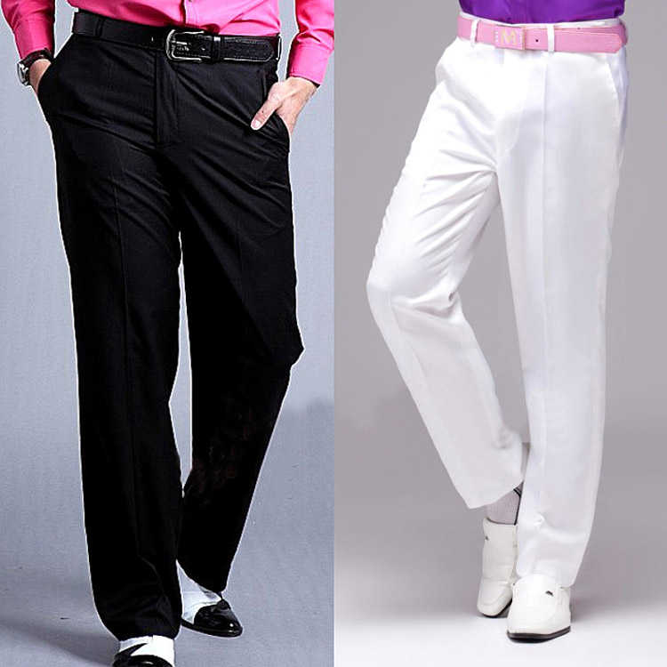 ジャズウェア 司会 マジック 手品 出し物 衣装 お笑い 芸人 パーティー 宴会 コンサート 礼服 結婚式 ボトムス 白 黒 パンツ ス