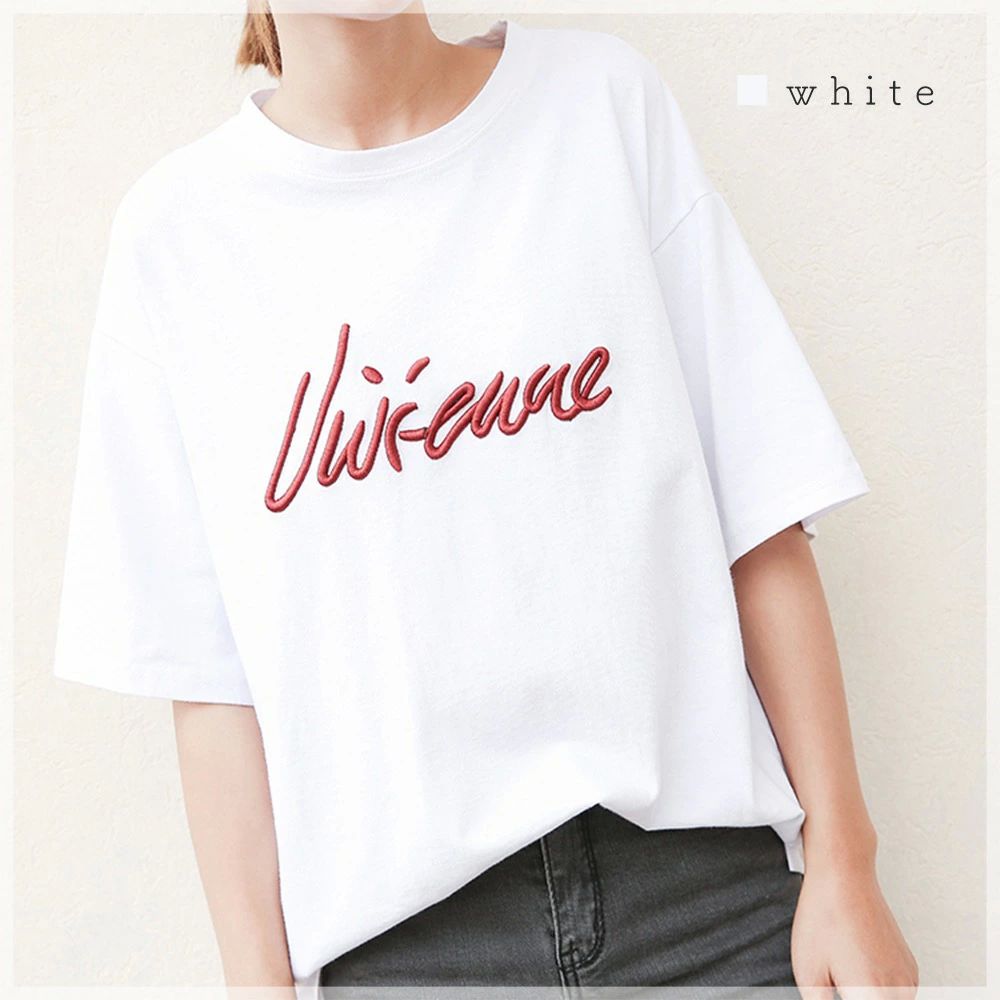 レディース オーバーサイズロゴTシャツ 涼しい 40代 スポーツ シャツ トレーナー カットソー かわいい 夏 コーデ カジュアル ロ