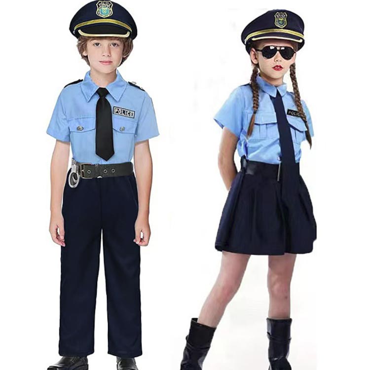 警察官 ポリス 5点セット 子ども 子供 警官 仮装 ハロウィン 警察 コスチューム 衣装 キッズ こども 女の子 男の子 コスプレ ク