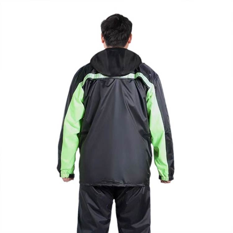 上下セット ビッグサイズ 2点セット メンズ 二重透明バイザー付き レインコート 作業着 レディース レインスーツ ビッグサイズ