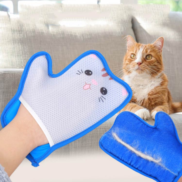 東洋SHOPのブラシ グローブ ペット 抜け毛 手袋 トリミング グローブ 毛玉取り ブラシ 猫 犬 ブラッシング 手袋 抜け毛取り 犬 ブラシ 手袋｜アングル2