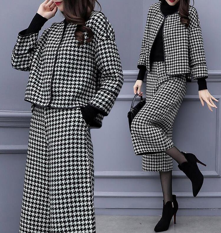 セットアップ ラシャパンツスーツ レディース 秋冬 大きいサイズ ガチョウパンツ カジュアル エレガント 通勤オフィス 40代 30代