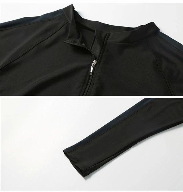 メンズ 上下セット 大きいサイズ 速乾 水陸 長袖 セットアップ 競泳水着 体型カバー 練習用 ラッシュガード スポーツジム プー