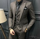 新作 メンズスーツ 3点セットスーツ カッコイイ 1つボタンスーツ フォーマルスーツ 結婚式 二次会 成人式 卒業式 就職活 ビジネ