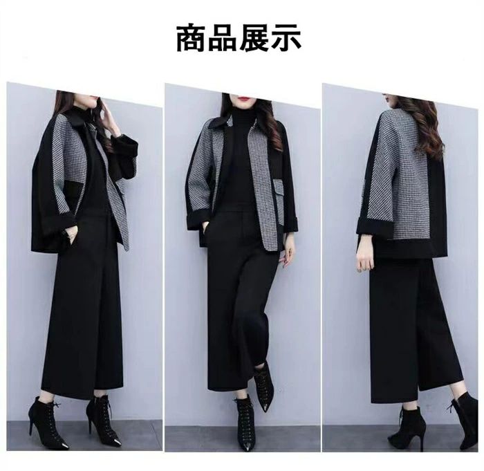 1.1kg S-3XL 綿入り 厚手 通勤 フォーマル 大きいサイズ レディーススーツ 秋冬 ビジネススーツ チェック柄 卒学式 入園式 ワイ
