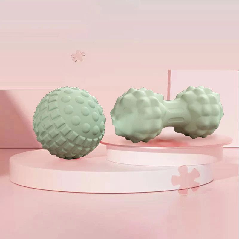 丸型 2個セット ピーナッツ型 筋膜リリース ストレッチボール トリガーポイント 足裏 脚 肩こり 背中 ..