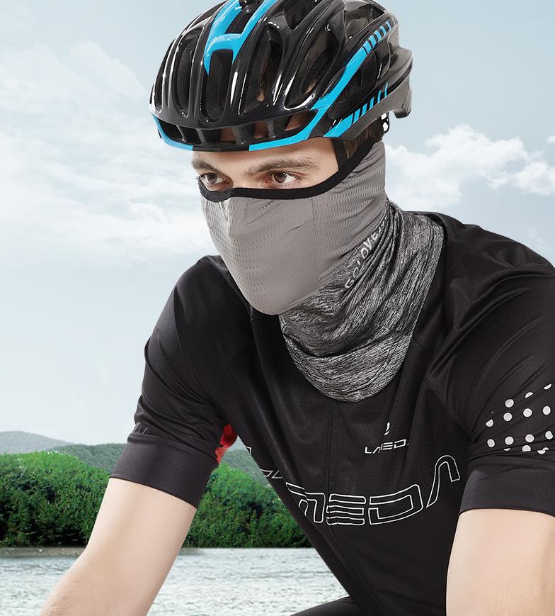 フェイスマスク ネックカバー 接触冷感 UVカット フェイスカバー ゴルフウェア 自転車 顔 首 日焼け対策 紫外線防止 マスク ラッ