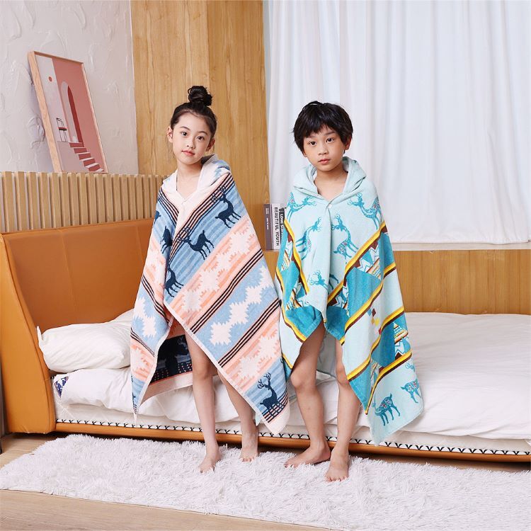 ラップタオル フード付き お着替えタオル バスポンチョ 女の子 プールタオル 子供 バスタオル 速乾 ス..
