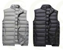 【クーポン最大1000円OFF!】「 ダウン 」をオシャレに!無地 カップル羽毛ベスト ふわふわ 半袖ベスト 半袖羽毛ベスト 半袖ダウンベスト ベスト 上着 軽...